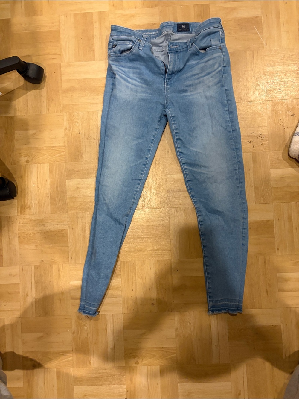 AG Adriano Goldschmied Light Blue Skinny Jeans
